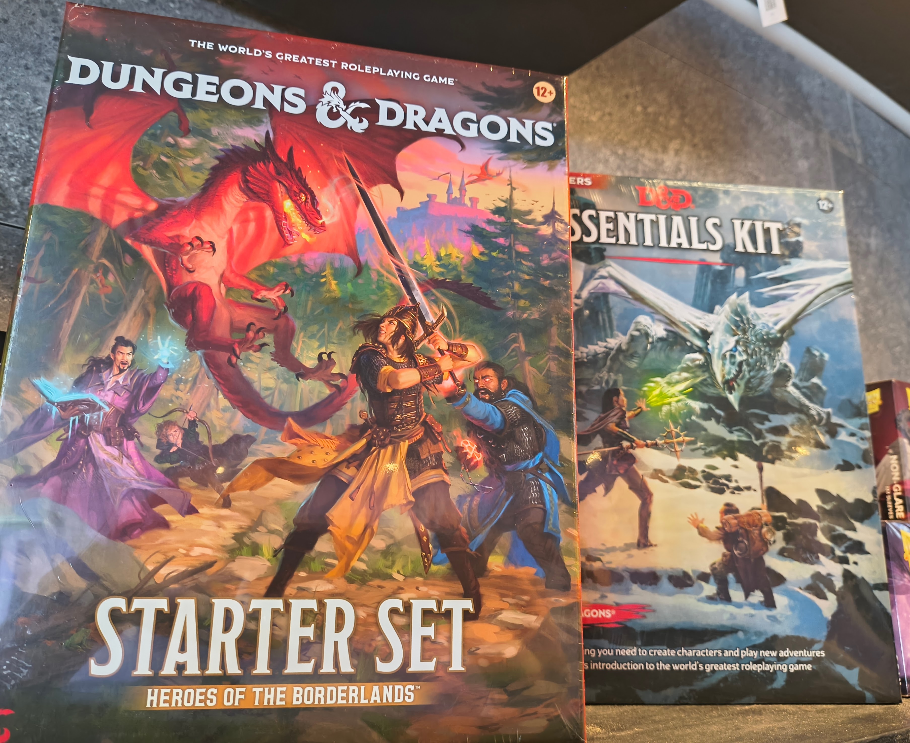 Dungeons and Dragons starter sets and sourcebooks