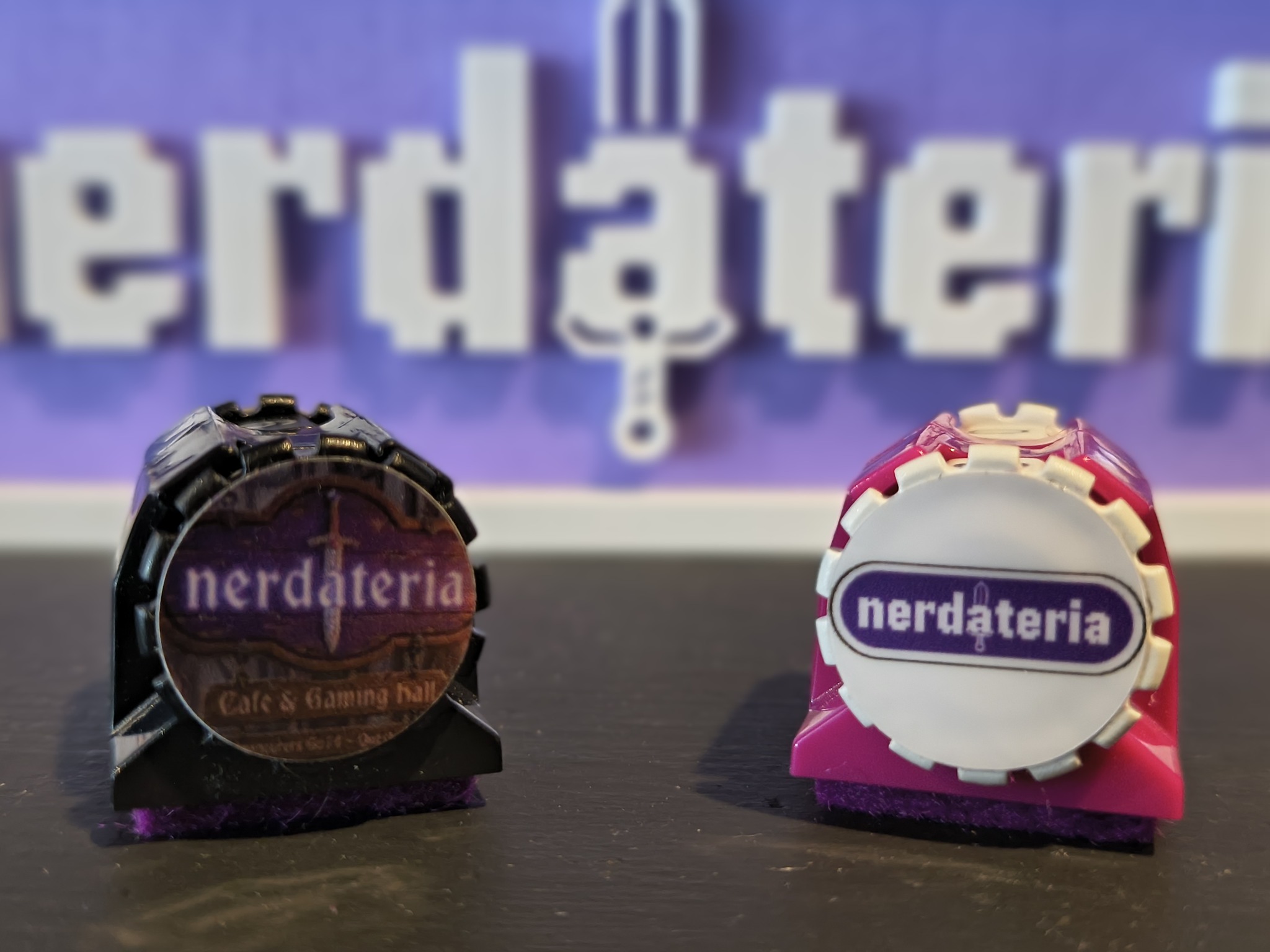 Nerdateria branded collectibles and merchandise