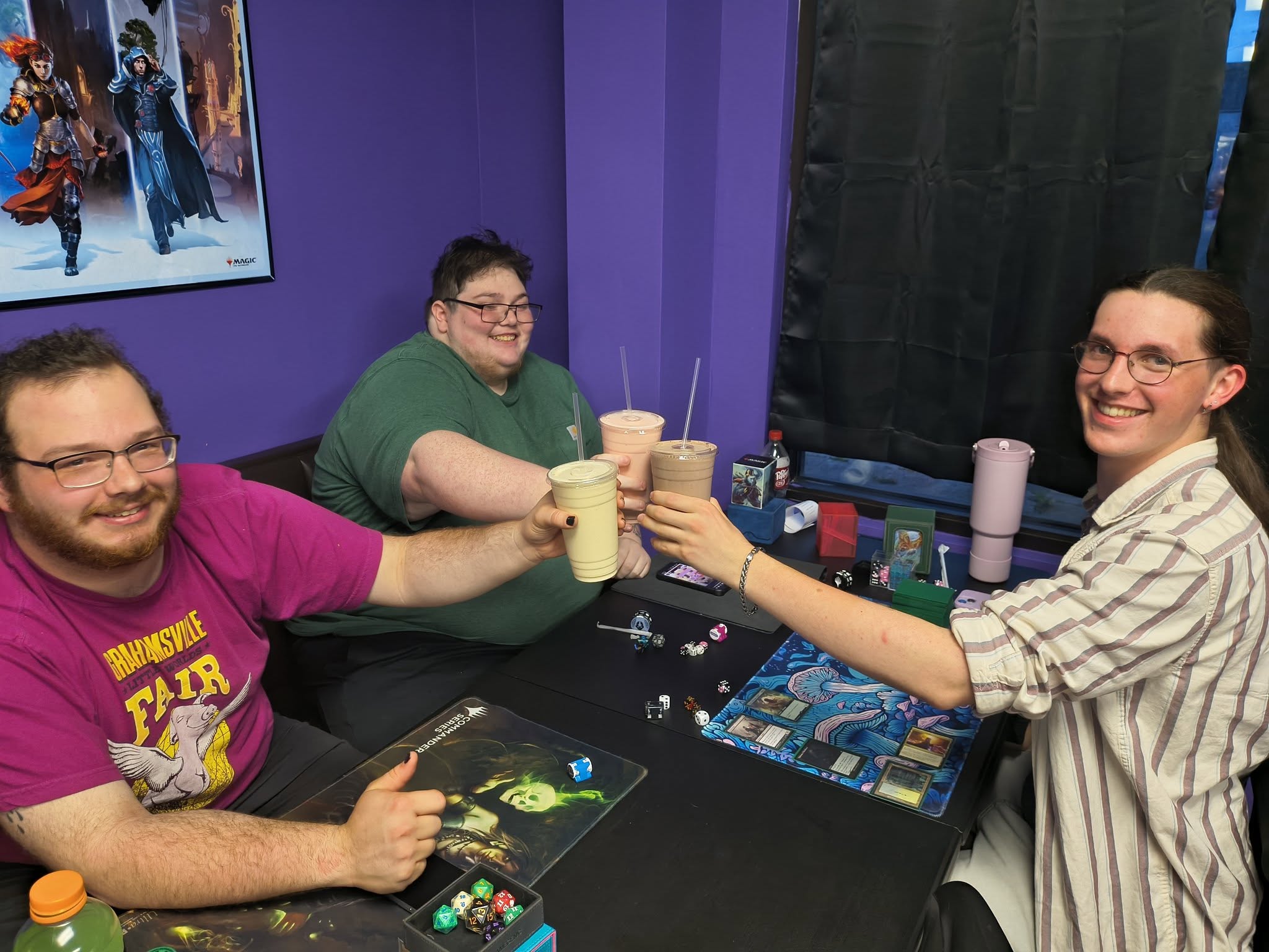 Players enjoying games at Nerdateria