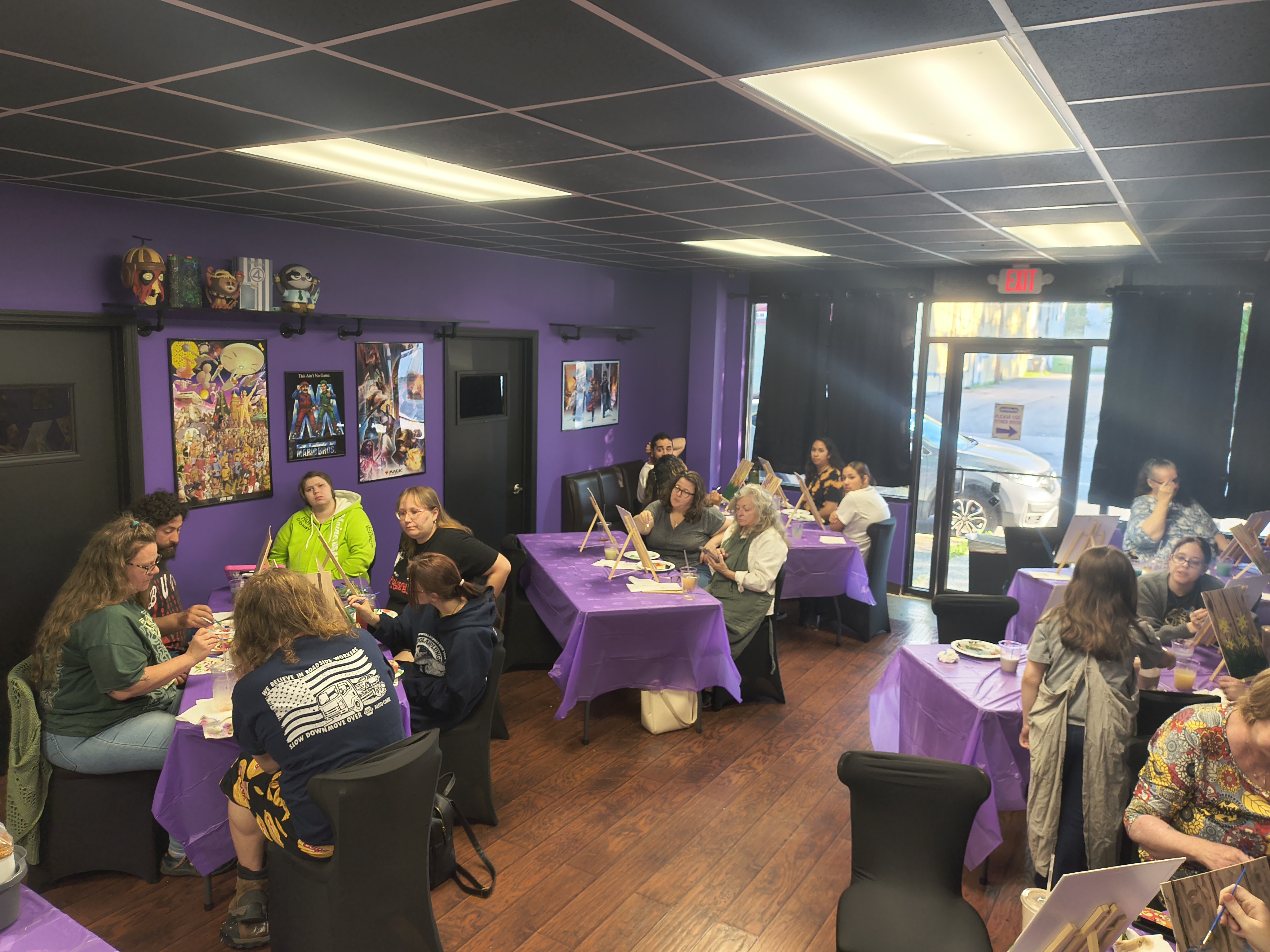 Community painting at Nerdateria